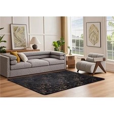 Marble Design Large Area Rugs Non-Sip Living Room Bedroom Carpet Hallway Runners