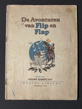 altes antiquarisches Heft Niederlande De Avonturen van Flip en Flap - Douwe Egb.
