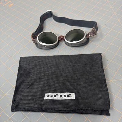 French Cebe 500 Ski And Motorcycle Goggles - Missing The Leather Piece