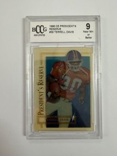 1996 CE PRESIDENTS RESERVE TERRELL DAVIS #58 BCCG 9