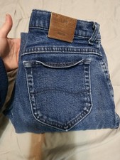 Womens Vintage Lee Original Mom Denim Jeans Size 10 Straight Leg