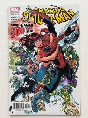 Amazing Spider-Man #500 (2003) Cover by J. SCOTT CAMPBELL FN/VF range