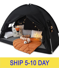 Twin Size Bed Canopy Bed Tents Dream Tent on Bed Privacy Space Blackout Sleeping