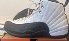 Size 12-Jordan 12 Retro Taxi 2025 White Black sneakers CT8013-117 authentic