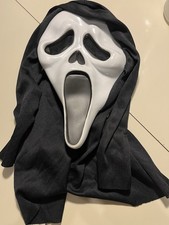 Ghost Face Scream Mask - Official FunWorld 2021 Soft Vinyl w/ Hood