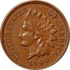 1909 Indian Cent - Choice+