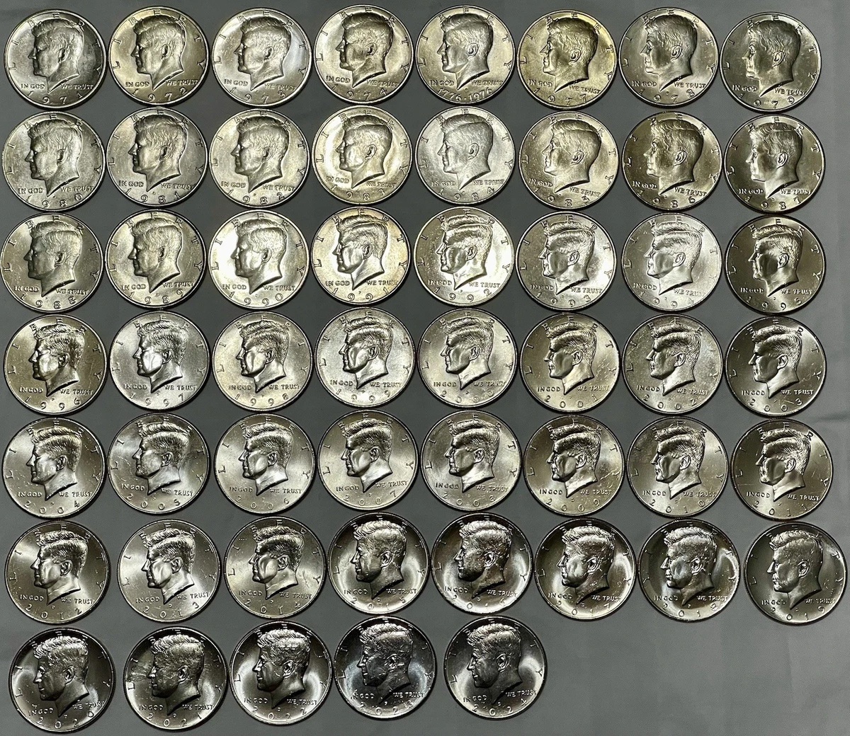Kennedy Half Dollar Set for sale | eBay