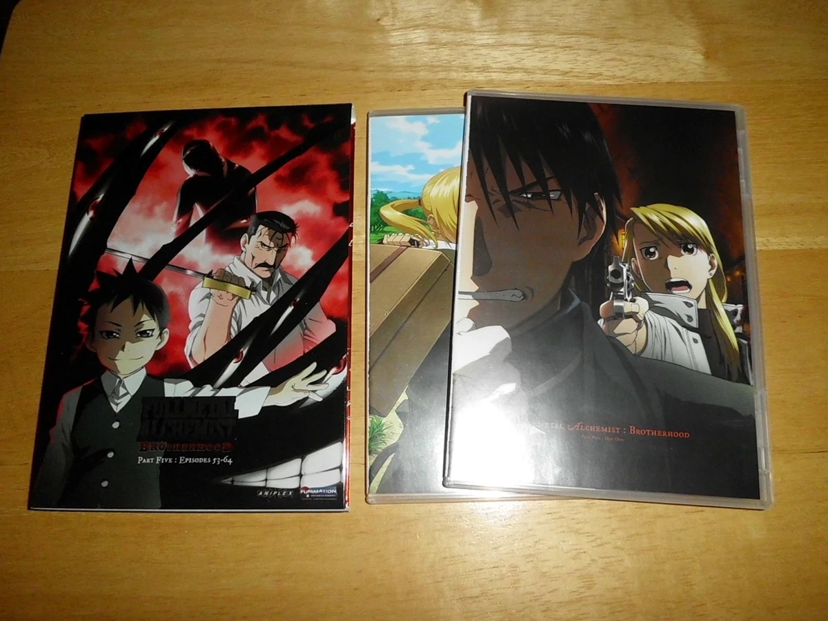 Fullmetal Alchemist: Brotherhood Box Set DVDs & Blu-ray Discs for