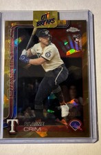 2025 Topps Chrome Update Series Sapphire Edition - Blaine Crim #USC83 Gold...
