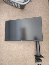 LG 27GL83A-B 27" QHD 1440p 144Hz IPS Gaming Monitor + Genuine LG Desk Mount Arm