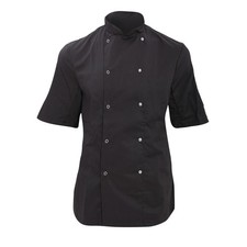 Image of Dennys Womens/Ladies Economy Short Sleeve Chefs Jacket / Che BC224