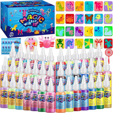 Magic Water Elf Toy Kit, 40 Colors Aqua Fairy Water Gel Kit for Kids, Aqua Fairy