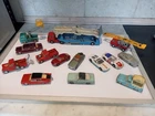 Vintage 1960s Corgi Car Transporter And 13 Corgi Vehicles All Ori PLEASE RE
