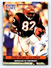 1991 Pro Set Spanish #33 Rodney Holman Fresh Break EX-EXMINT