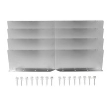 4 Pcs Rain Gutter Guard Water Diverter for Gutters Valley Splash Downspouts