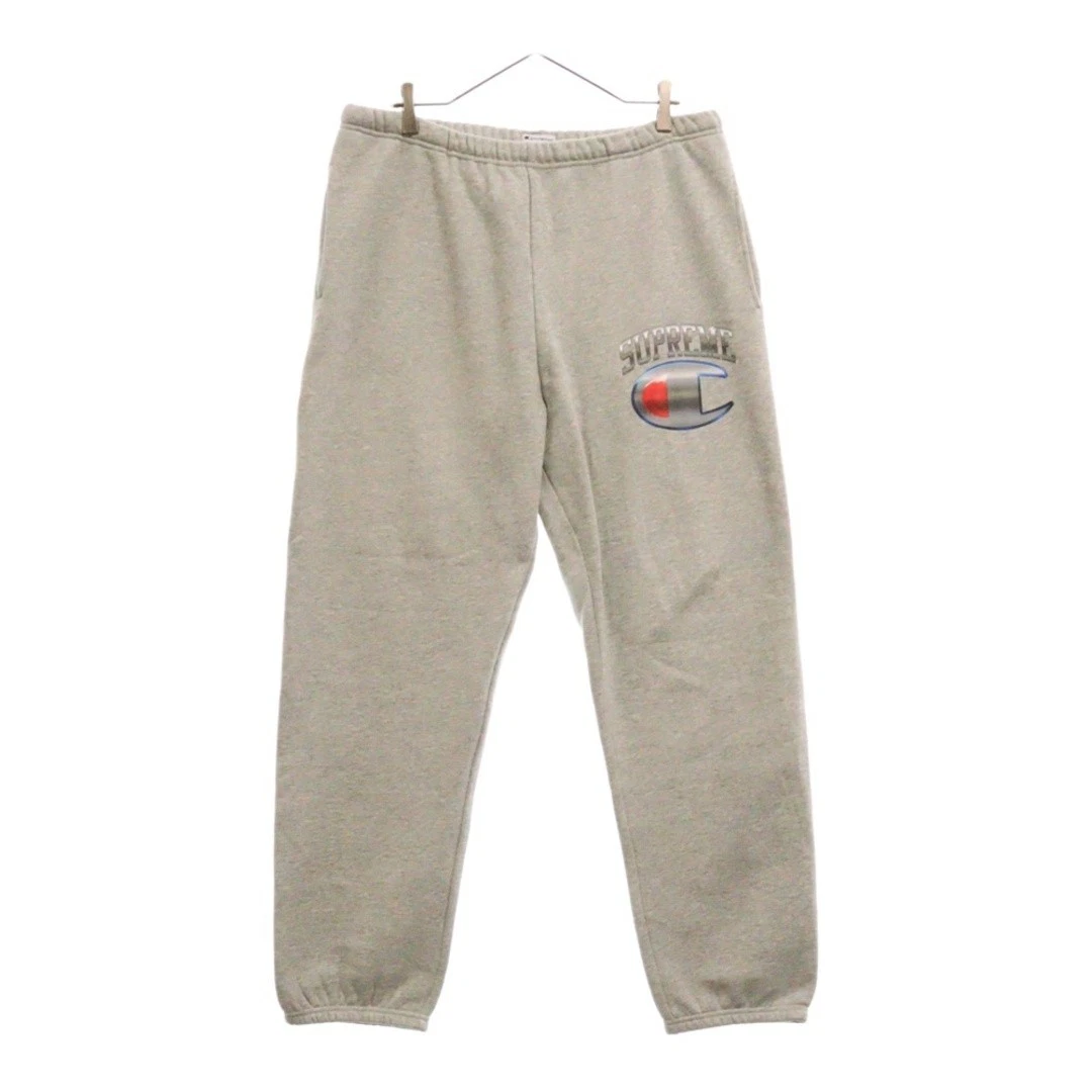 Pantalon de survêtement chromé gris SUPREME 19SS x Champion occasion 6585626b59c1846e5c8d8cefa4027