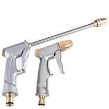 Car High Pressure Water Spray Gun Metal Brass Nozzle Lawn Wash Hose Pipe Garden
