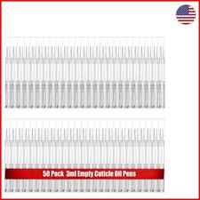 Leak-Proof 3ml Empty Cuticle Oil Pens - 50 Pack for On-the-Go Beauty Innovation