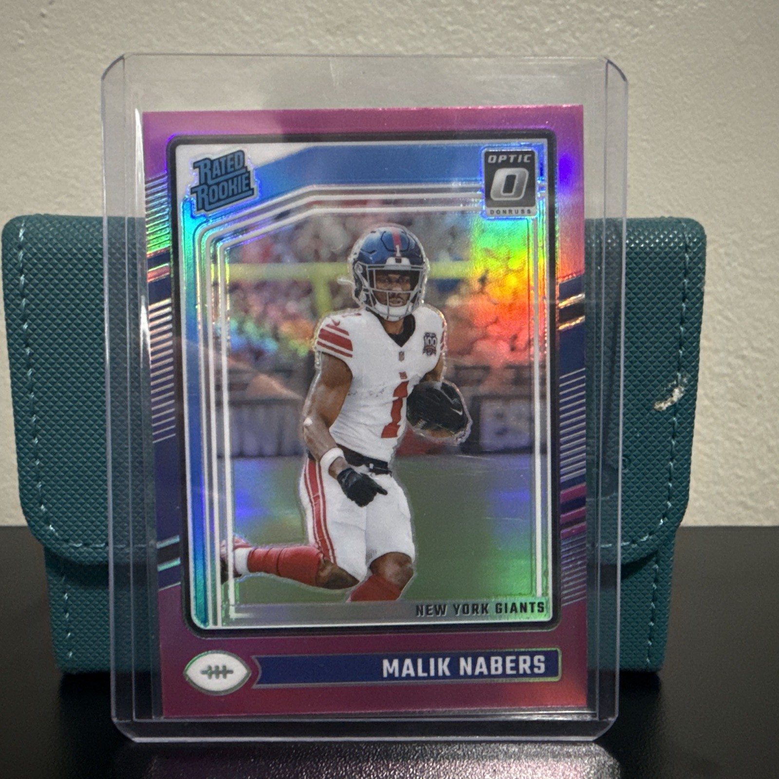 2024 Panini Donruss Optic - Rated Rookie Malik Nabers #271 Pink Prizm (RC)