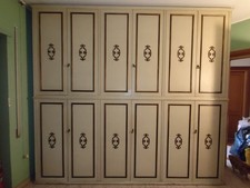 armadio camera da letto usato in legno. Colore Panna Stile Veneziano