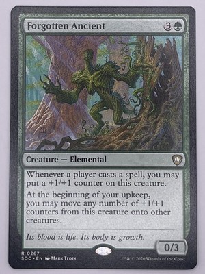 Forgotten Ancient 267, Rare MTG Commander: Secrets of Strixhaven SOC Regular