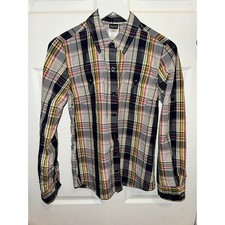 Patagonia Women’s Overcast Button Up Long Sleeve Shirt Plaid Multi Color Size 8