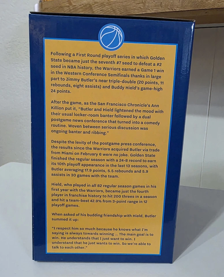 San Francisco Golden State Warriors Best Buddies Edición Limitada Bobbleheads Fan Foto 2 de 4