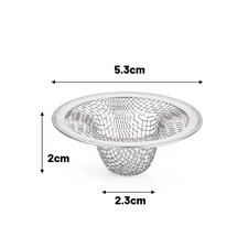 Kitchen Sink Filter Stainless Steel Mesh Sink Strainer Filter Bathroom Sink Stra