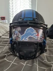 Barry Sanders Detroit Lions Autographed Authentic Football Helmet PSA