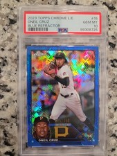 2023 Topps Chrome Logofractor Edition - Oneil Cruz #15 Blue Refractor /150