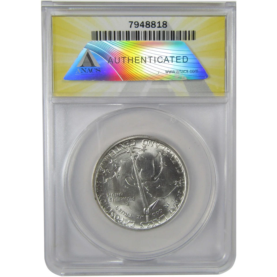 Cleveland Commemorative Half Dollar 1936 MS 65 ANACS SKU:I23672 - Image 2 of 4