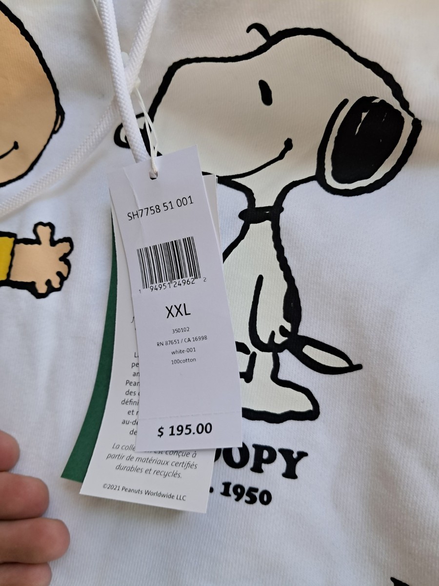 Lacoste X Peanuts Unisex Sweatshirt Hoodie White Size 2xl Bnwt | eBay