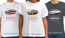 Ford Cortina Mk5 Art T Shirts - GL Ghia Estate Carousel Crusader - many colours