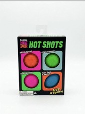 NeeDoh Hot Shots 4-Pack Sports Squish Stress Balls Schylling NEW 100 AUTHENTIC