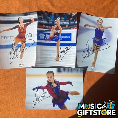 Anna Shcherbakova Ania Autographed Signed Photo Autographs figure skating 2024X