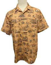 *New* 5.11 Tactical L Snap Southwest Scorpion Wolf Cactus Tan Short Sleeve Shirt