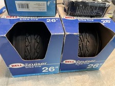 Two Bell 26 Inch Bike Tires With Two Inner Tubes New