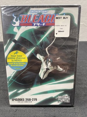 Shonen Jump- Bleach Box Set 19 Original & Uncut 12 Episodes 268-279 DVD