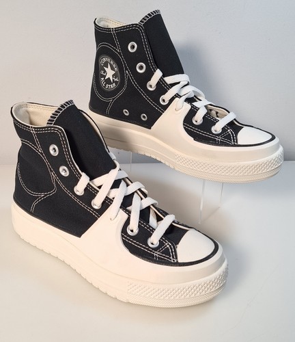 Converse Chuck Taylor All Star Construct Hi Sneaker Damen UK 5 schwarz A05094C - Bild 2 von 14
