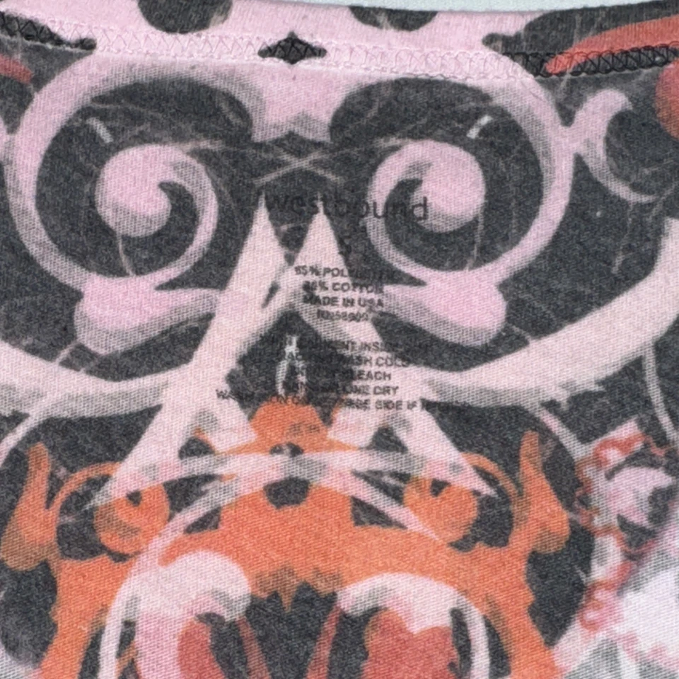 Top de lechera caprichoso Fairycore Y2K años 90 desteñido en el oeste pedrería para mujer pequeño Foto 3 de 4