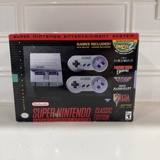 Authentic SNES Super Nintendo Classic Mini Super Entertainment System 21 Games