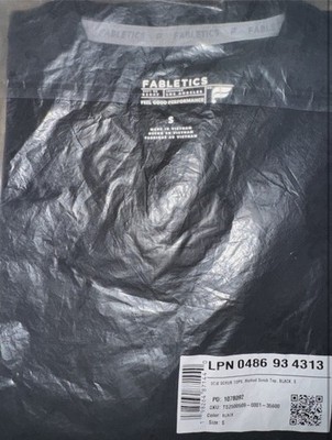 FABLETICS Women s Method Scrub Top in Black - Size Small