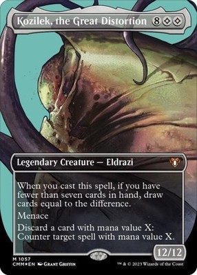 MTG English Kozilek, the Great Distortion (Textured Foil) NM Foil