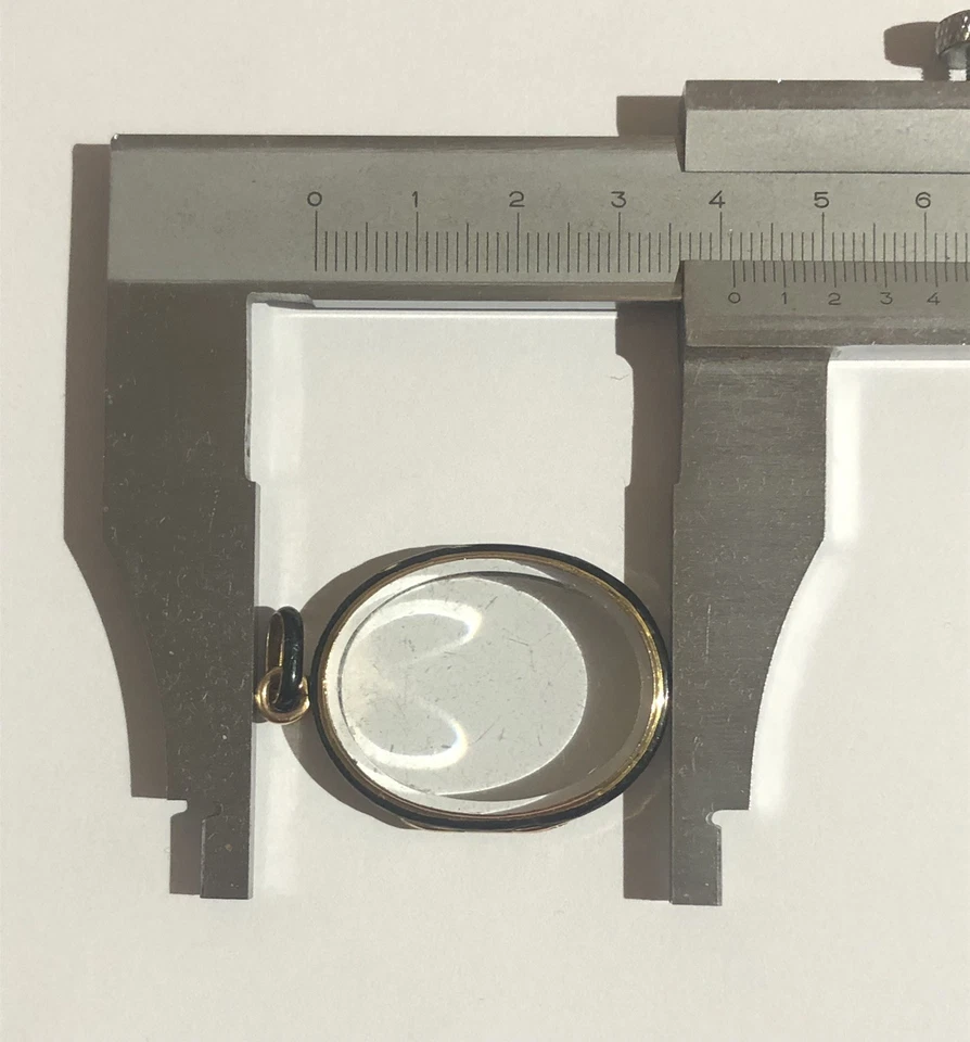 PENDENTIF PORTE PHOTO EN OR 18 CARATS POIDS 13,9 g - Photo 4/4