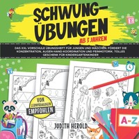 ÜBungsheft SchwungüBungen 3 Jahre Vorschule Feinmotorik Konzentration Geschenk