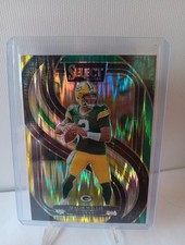 2024 Panini Select - Premier Level Malik Willis #180 Green & Yellow Shock Prizm