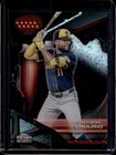 2026 Topps Chrome Black Jackson Chourio Orange Mini-Diamond Refractor #/25