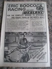 ERIC BOOCOCK RACING WESLAKE COMPLETE SERVICE NORTH WEST 1978 ADVERT FILE 62