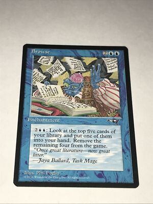 MTG Magic the Gathering Browse Card