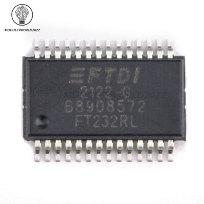 10PCS Original FTDI FT232 FT232RL SSOP-28 USB to Serial UART Convert IC